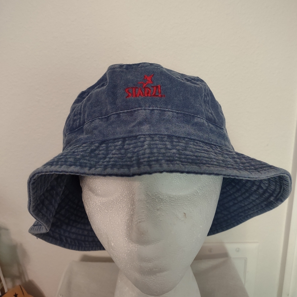 Denim Blue Bucket Hat CAP By Falcon One Size Fits Most “Starz”Denim Blue
